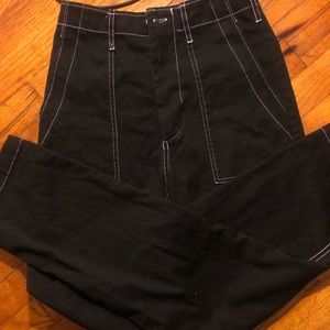 Brandy Melville Contrast Stitch Kim Pants